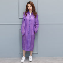 Load image into Gallery viewer, FGHGF Fashion EVA Women Raincoat Thickened Waterproof Rain Coat Women Clear Transparent Camping Waterproof Rainwear Suit
