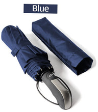 Load image into Gallery viewer, Wind Resistant Fully-Automatic Umbrella Rain Women For Men 3Folding Gift  Parasol Compact Large Travel Business Car 10K Umbrella
